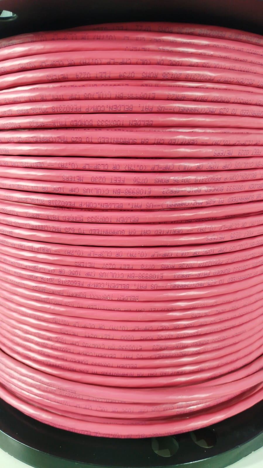 LOTE DE CARRETES CON CABLE ANTIFLAMA DE ALTA RESISTENCIA